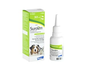 Image of Surolan Ear Drops for Cats and Dogs 1 Bottle