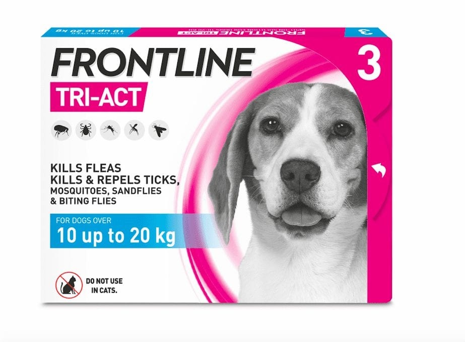 FRONTLINE TRI-ACT Flea & Tick Treatment Dog