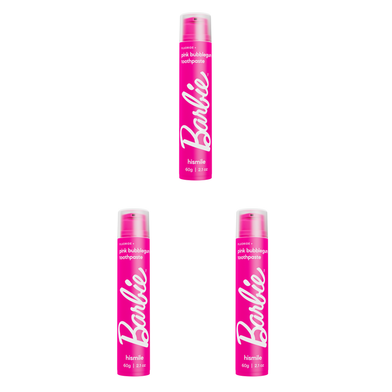 Click to view product details and reviews for Hismile Barbie Pink Bubblegum Toothpaste.