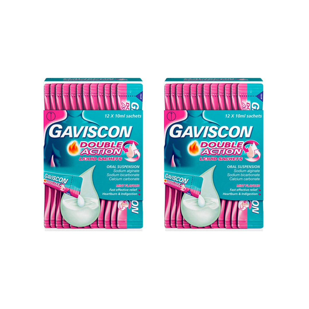Gaviscon Double Action Liquid Sachets 12s x 10ml
