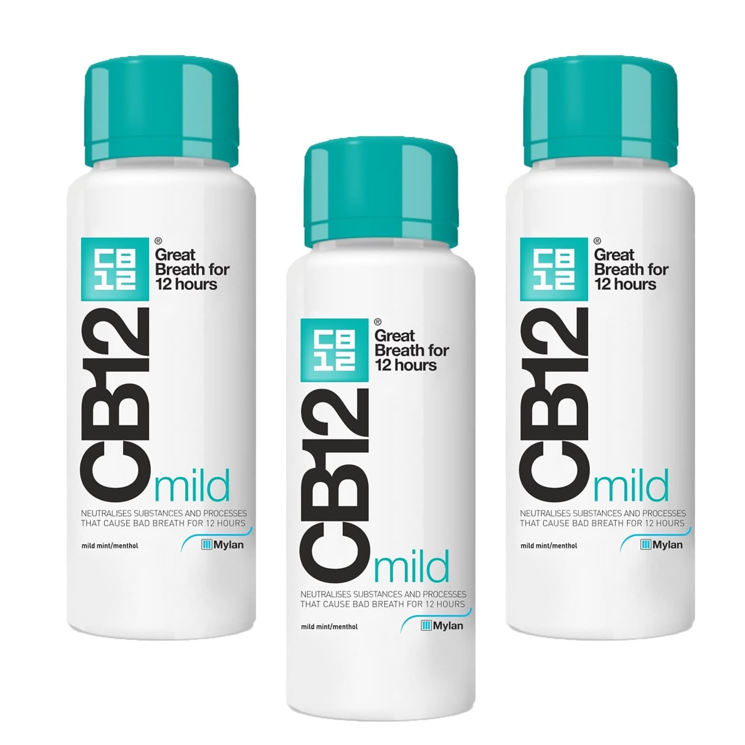 Cb12 Mild Mint-Menthol Mouthwash 250Ml