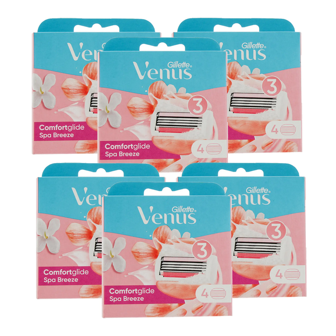 Gillette Venus ComfortGlide Spa Breeze Cartridges 4 Blades