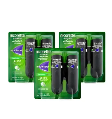 4 Nicorette Freshmint Quickmist 1mg/Spray Mouth Spray 2 x 2  - 8 Weeks* Bundle - Image 16