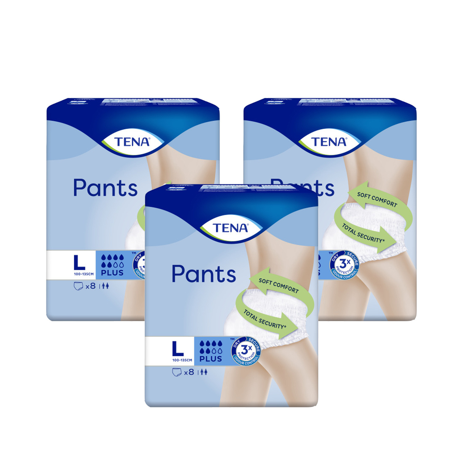 Tena Incontinence Pants Plus Pack Large
