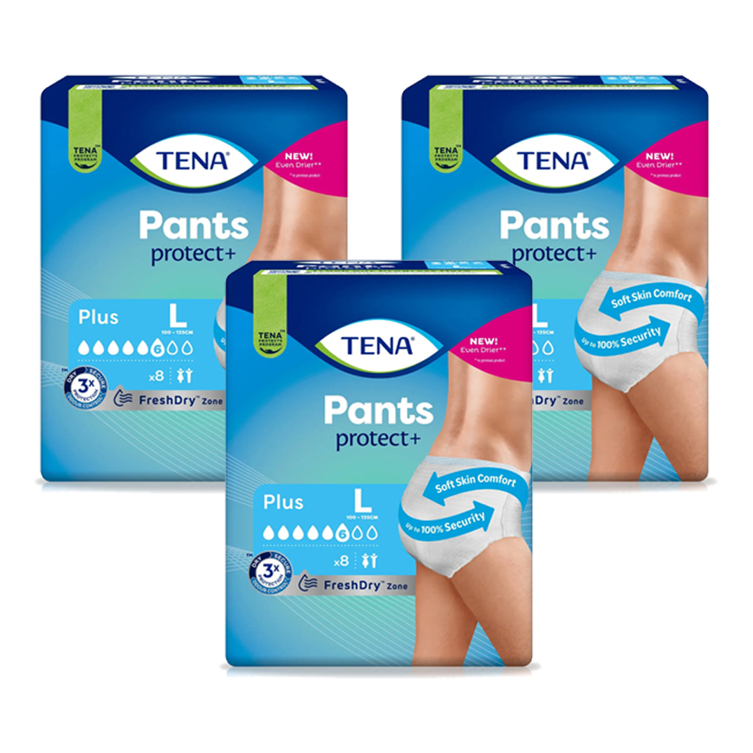 Click to view product details and reviews for Tena Incontinence Pants Plus Large Size 8 Pack.