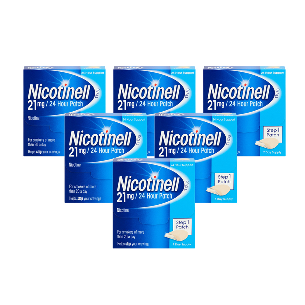 Nicotinell - 24 Hour Patches Step 1 7 Pack 21Mg