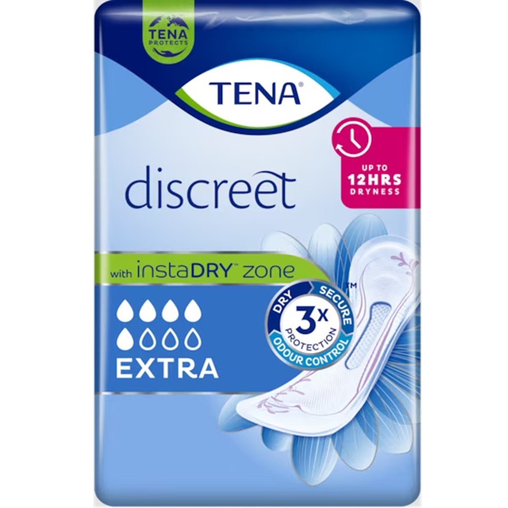 Click to view product details and reviews for Tena Lady Discreet Extra Incontinence Pads 10 Pack.