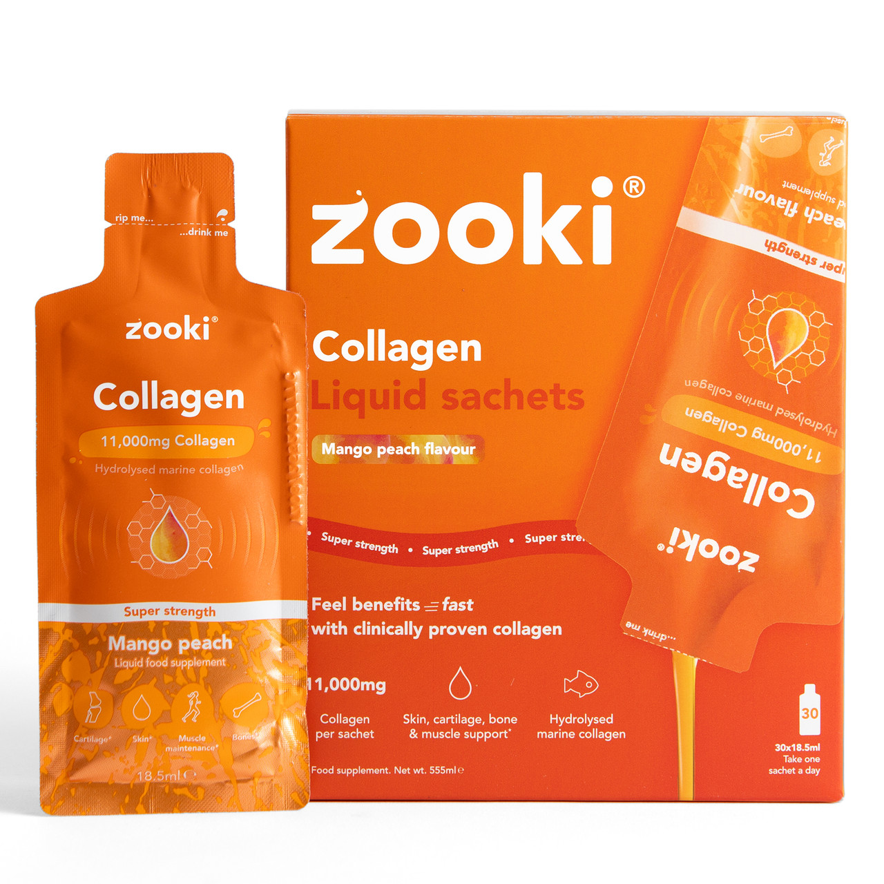 Click to view product details and reviews for Zooki Marine Collagen Super Strength 11 000mg Mango Peach Flavour 185ml 30 Sachets. Click to view product details and reviews for Zooki Marine Collagen Super Strength 11 000mg Mango Peach Flavour 185ml 30 Sachets.