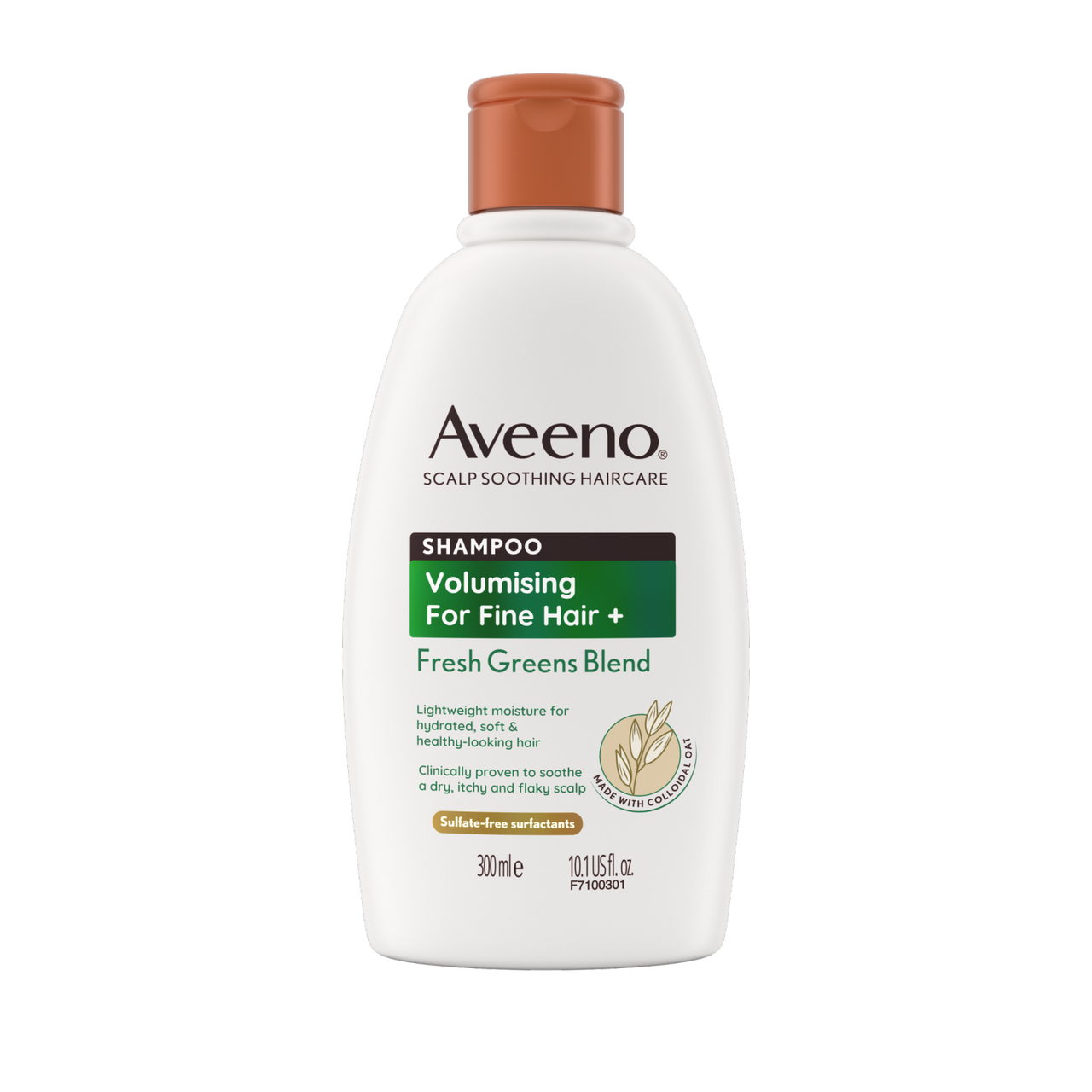 Click to view product details and reviews for Aveeno Volumising Fresh Greens Scalp Soothing Shampoo 300ml.