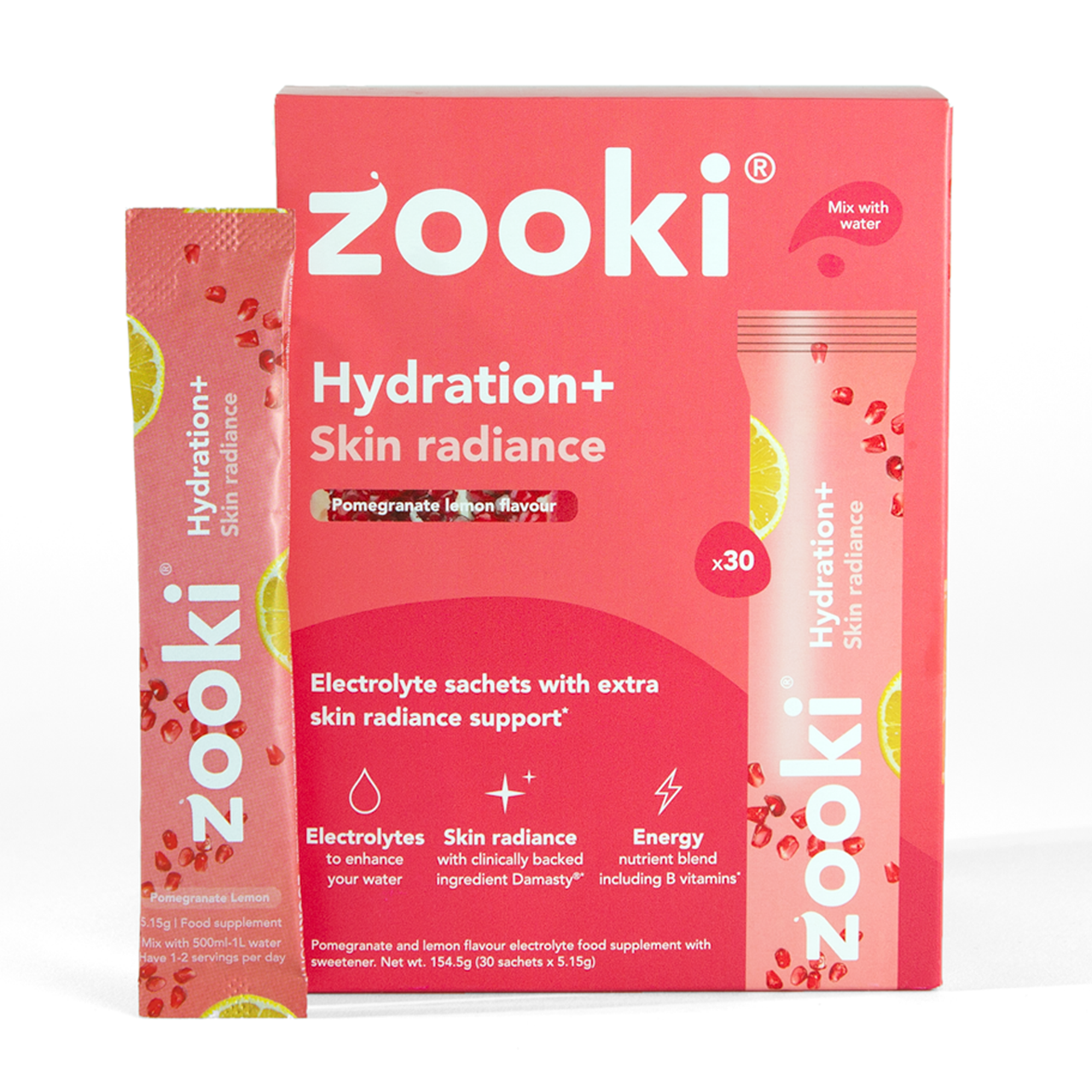 Click to view product details and reviews for Zooki Hydration Skin Radiance Pomegranate Flavour 51g 30 Sachets.