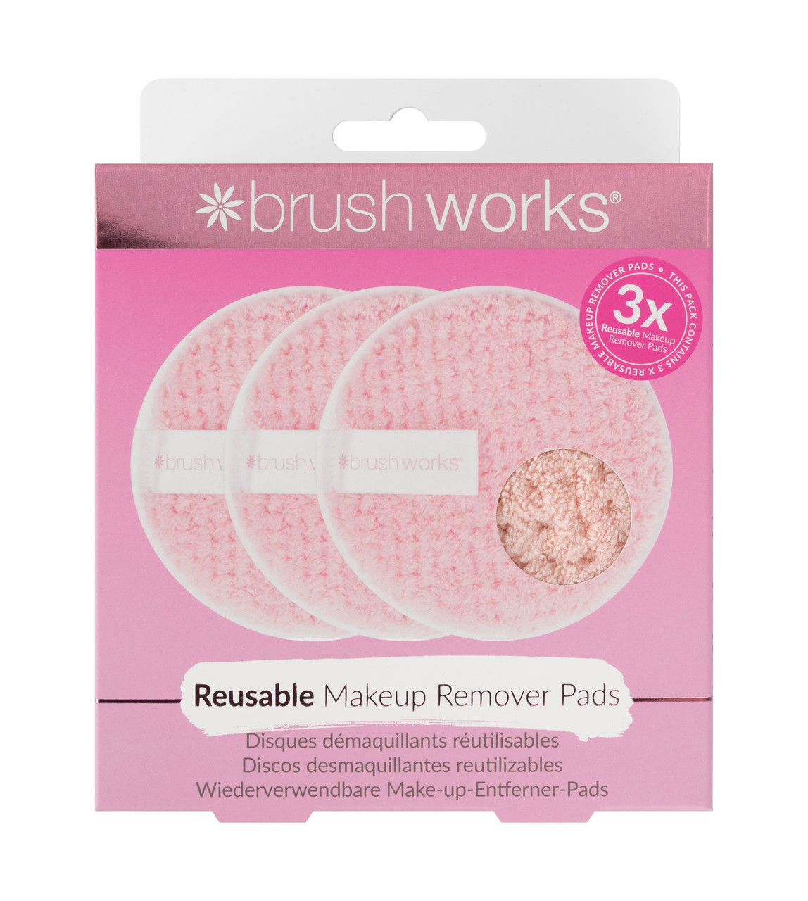 Click to view product details and reviews for Brushworks Reusable Makeup Remover Pads 3 Pack.