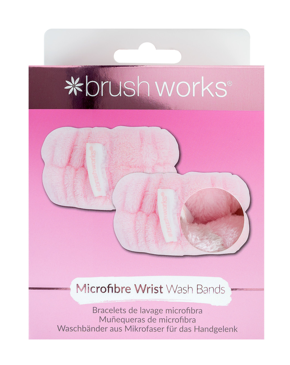 Click to view product details and reviews for Brushworks Microfibre Wrist Wash Bands 2 Pack.