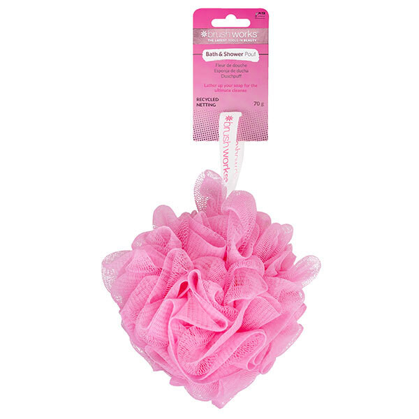 Click to view product details and reviews for Brushworks Bath Shower Pouf.