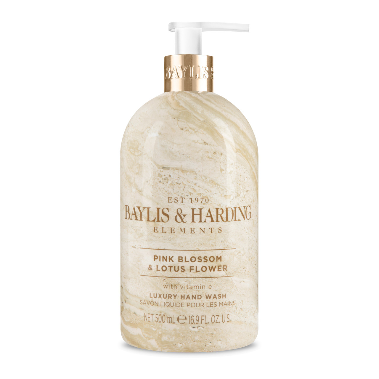Click to view product details and reviews for Baylis Harding Elements Pink Blossom Lotus Flower Hand Wash 500ml.