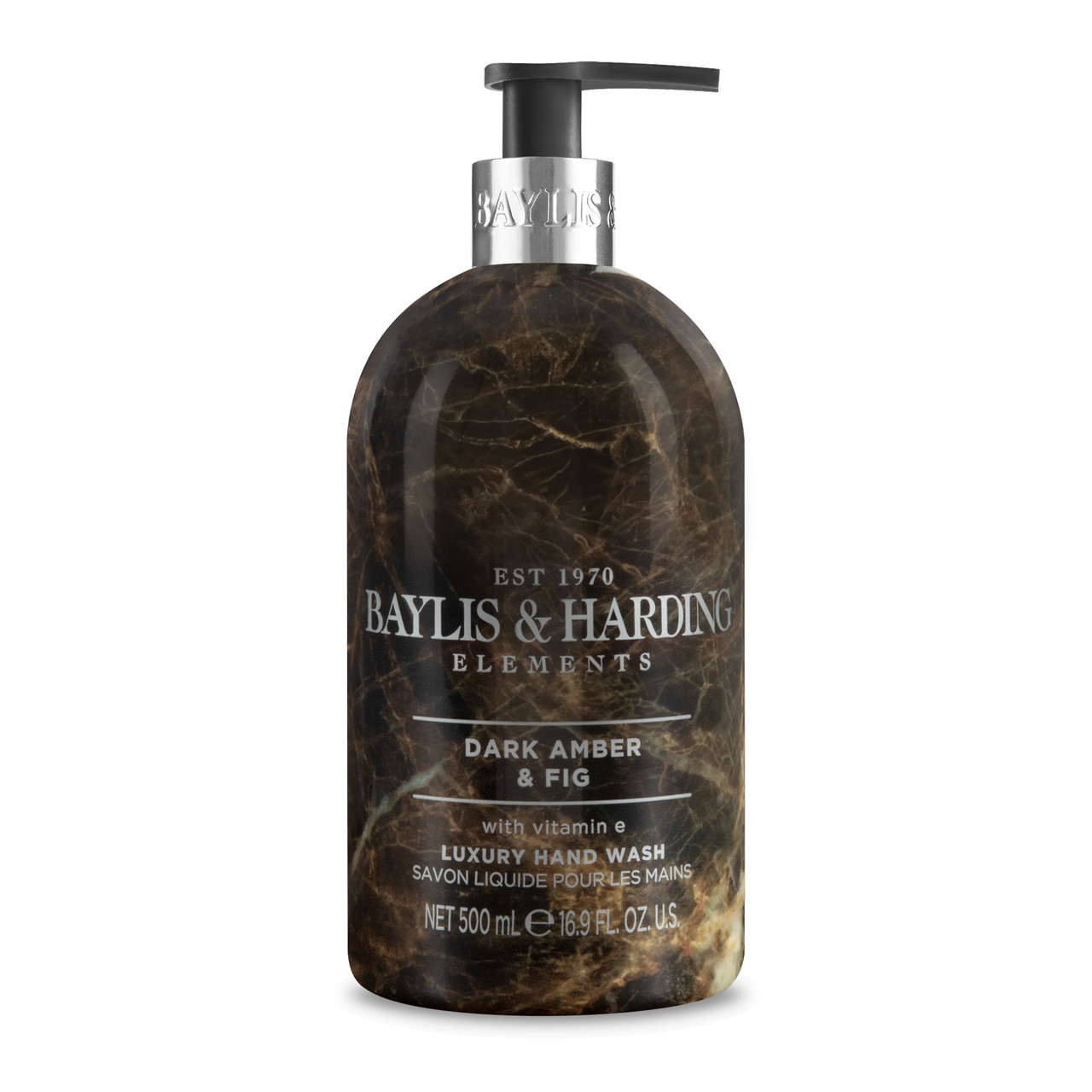 Click to view product details and reviews for Baylis Harding Elements Dark Amber Fig Hand Wash 500ml.