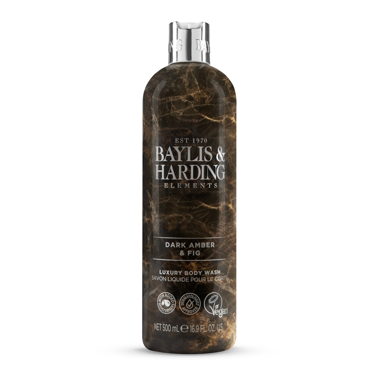Click to view product details and reviews for Baylis Harding Elements Dark Amber Fig Body Wash 500ml.