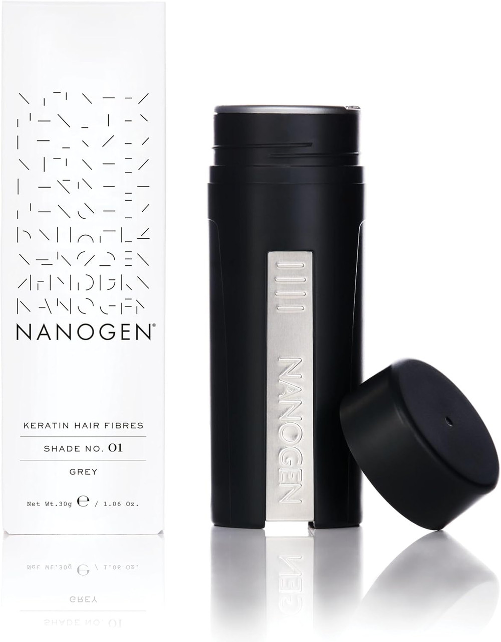 Nanogen Hair Thickening Fibres Grey 30g