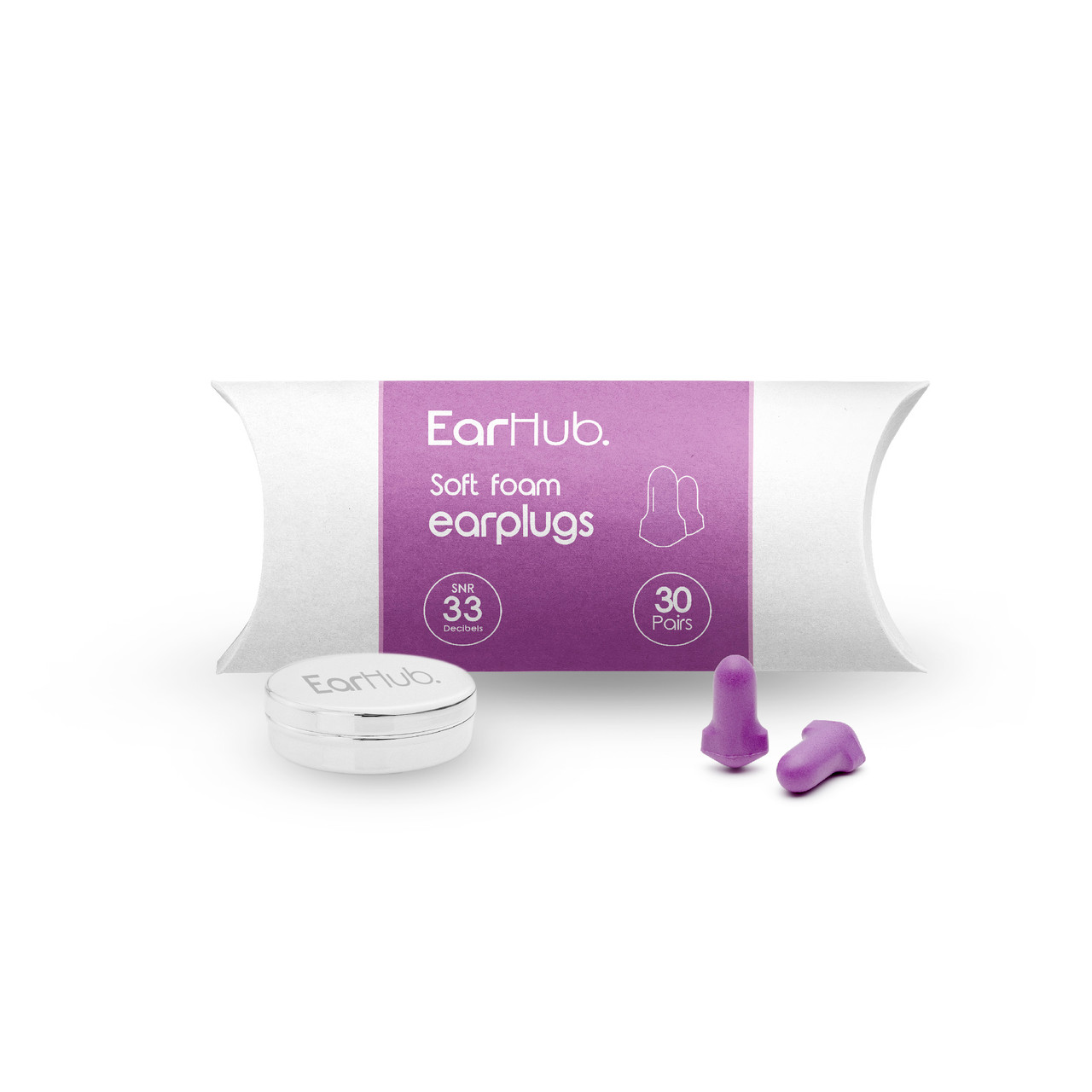 Click to view product details and reviews for Earhub Sleepwell Premium Foam Earplugs Purple 30 Pairs.