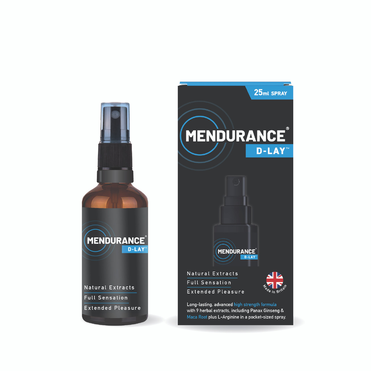 Click to view product details and reviews for Mendurance D Lay Spray 25ml.