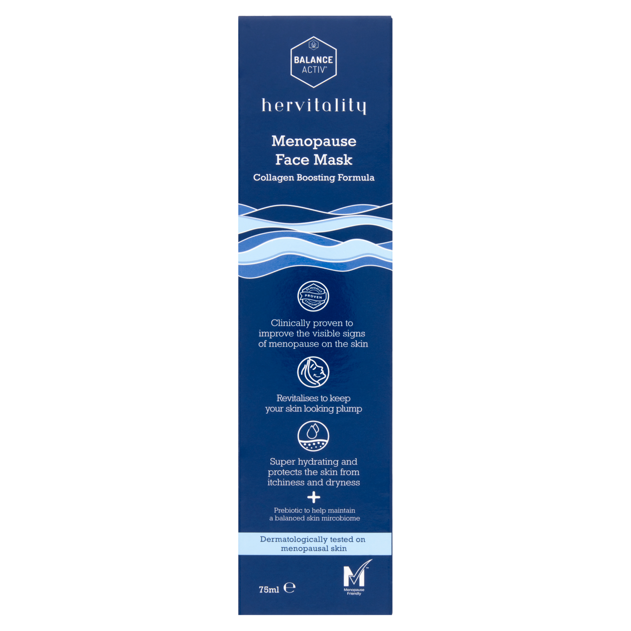 Click to view product details and reviews for Balance Activ Hervitality Collagen Boosting Face Mask 75ml.