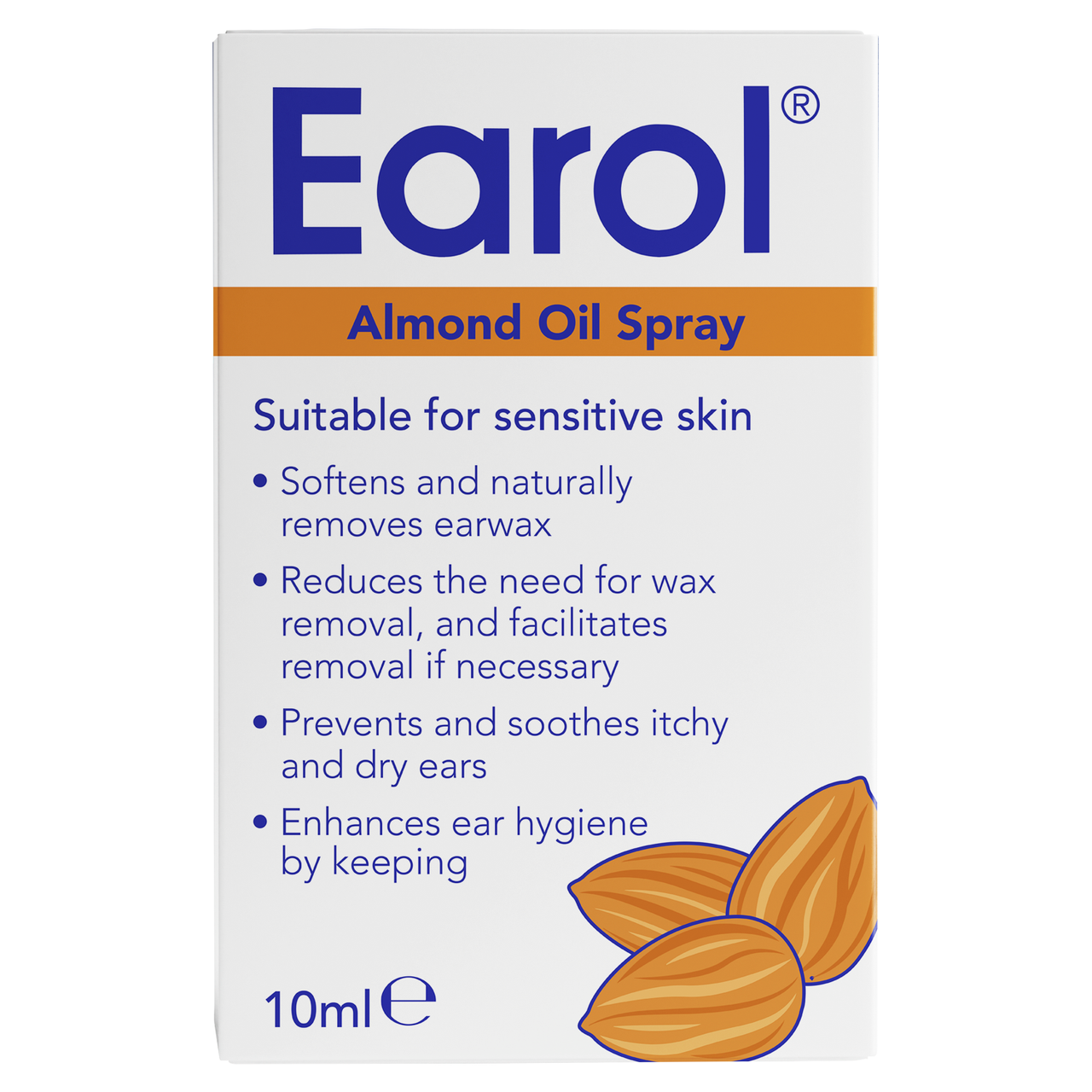 Click to view product details and reviews for Earol Almond Oil Spray 10ml.