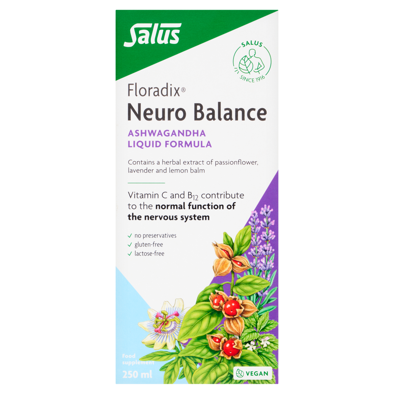 Click to view product details and reviews for Floradix Neuro Balance Ashwagandha Liquid 250ml.