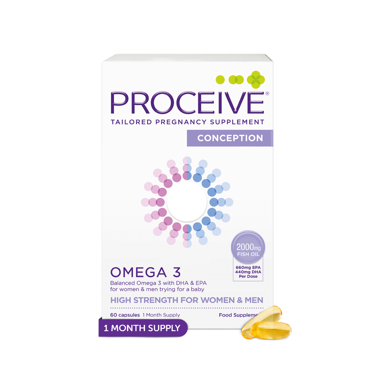 Click to view product details and reviews for Proceive Conception Omega 3 60 Softgels.