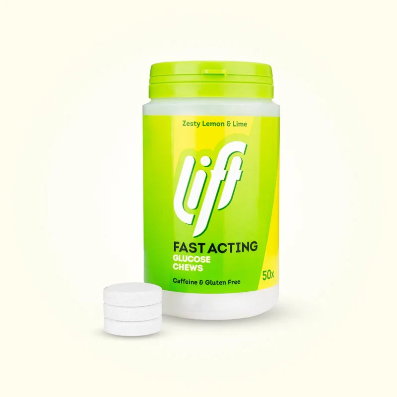 Click to view product details and reviews for Lift Glucose Chews Lemon Lime Jar 50.