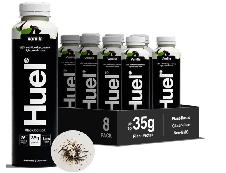 Click to view product details and reviews for Huel Black Edition Vanilla 500ml X 8.