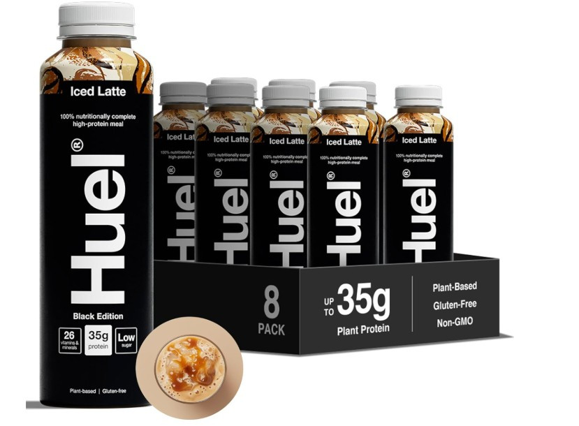 Click to view product details and reviews for Huel Black Edition Iced Latte 500ml X 8.