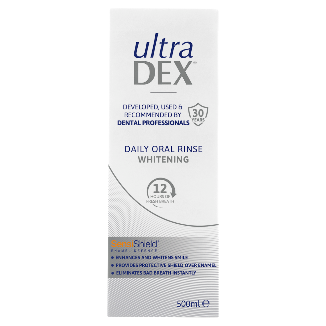 Click to view product details and reviews for Ultradex Daily Oral Rinse Whitening 500ml.