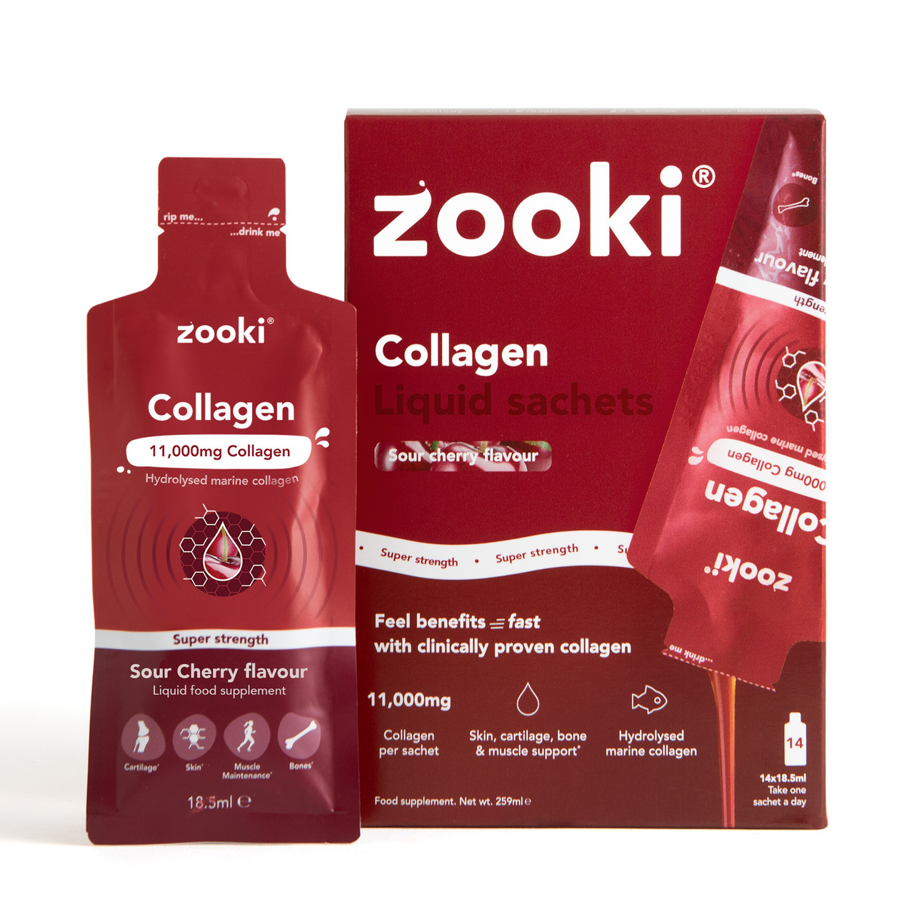 Click to view product details and reviews for Zooki Super Strength Marine Collagen 11 000mg Sour Cherry Flavour 14x185ml Liquid Sachets. Click to view product details and reviews for Zooki Super Strength Marine Collagen 11 000mg Sour Cherry Flavour 14x185ml Liquid Sachets.