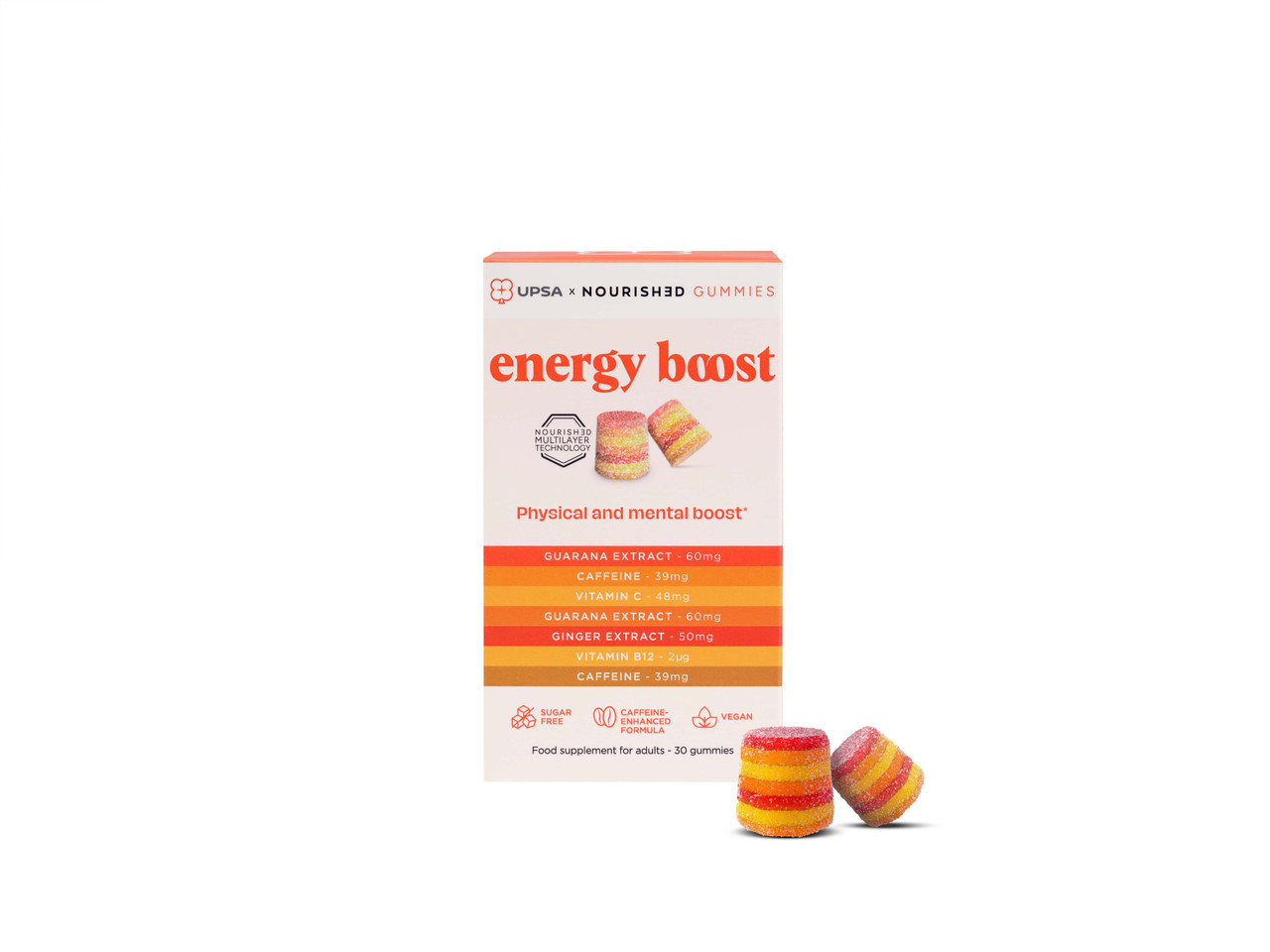 Click to view product details and reviews for Upsa X Nourished Energy Boost 30 Gummies. Click to view product details and reviews for Upsa X Nourished Energy Boost 30 Gummies.