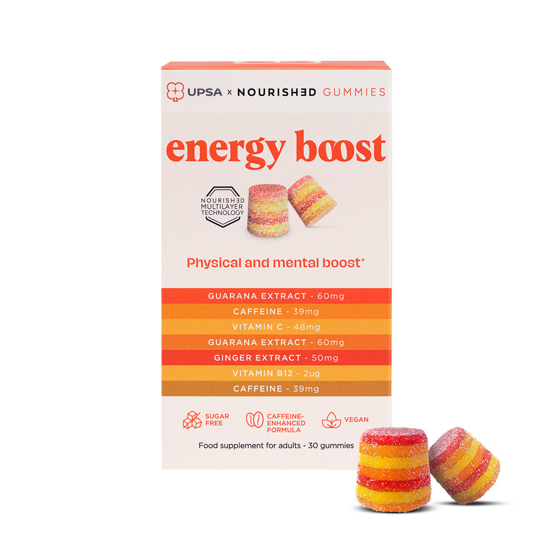 Click to view product details and reviews for Upsa X Nourished Energy Boost 30 Gummies.