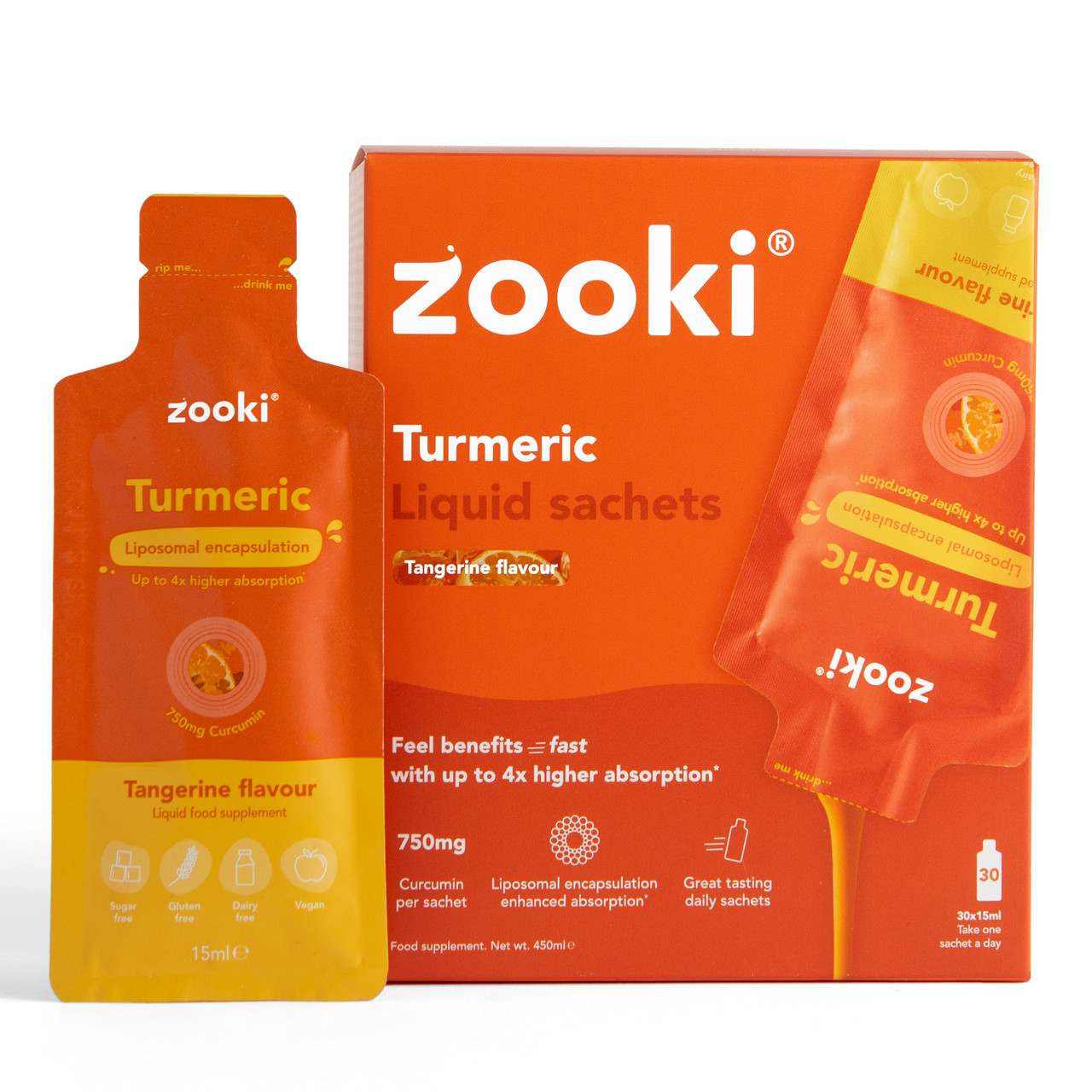 Click to view product details and reviews for Zooki Liposomal Turmeric Curcumin 750mg Tangerine Flavour 15ml 30 Sachets. Click to view product details and reviews for Zooki Liposomal Turmeric Curcumin 750mg Tangerine Flavour 15ml 30 Sachets.