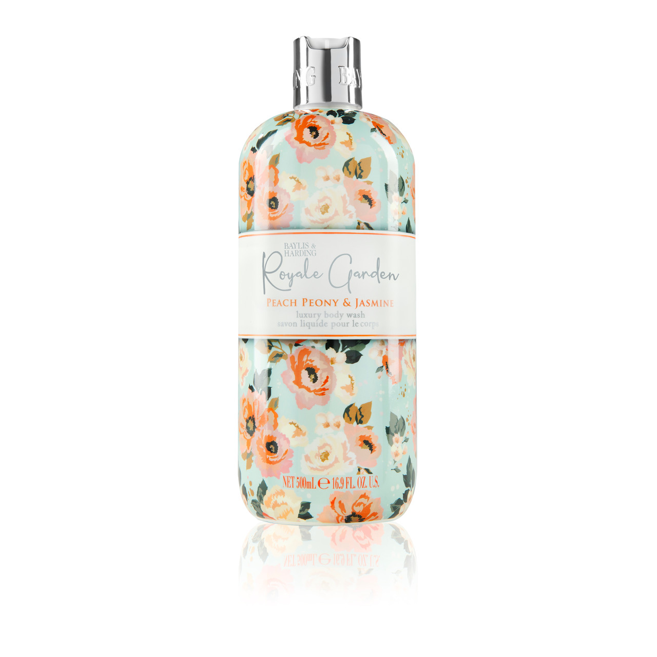 Baylis & Harding Royale Garden Peach Peony & Jasmine Body Wash 500ml