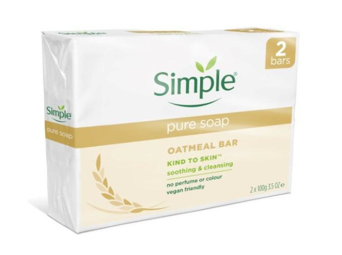 Click to view product details and reviews for Simple Pure Oatmeal Soap 100g X 2.