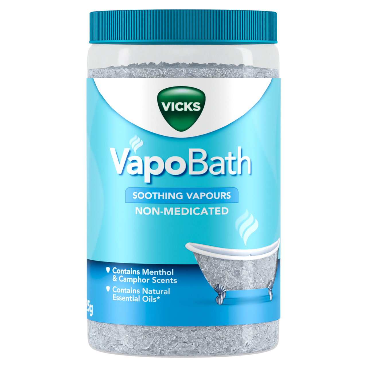 Click to view product details and reviews for Vicks Vapo Bath Salts With Menthol Camphor Scents Soothing Vapours 425g. Click to view product details and reviews for Vicks Vapo Bath Salts With Menthol Camphor Scents Soothing Vapours 425g.