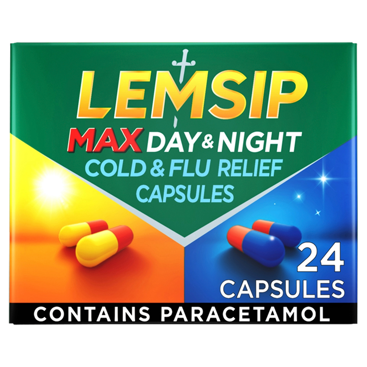 Click to view product details and reviews for Lemsip Max Day Night 24 Capsules.