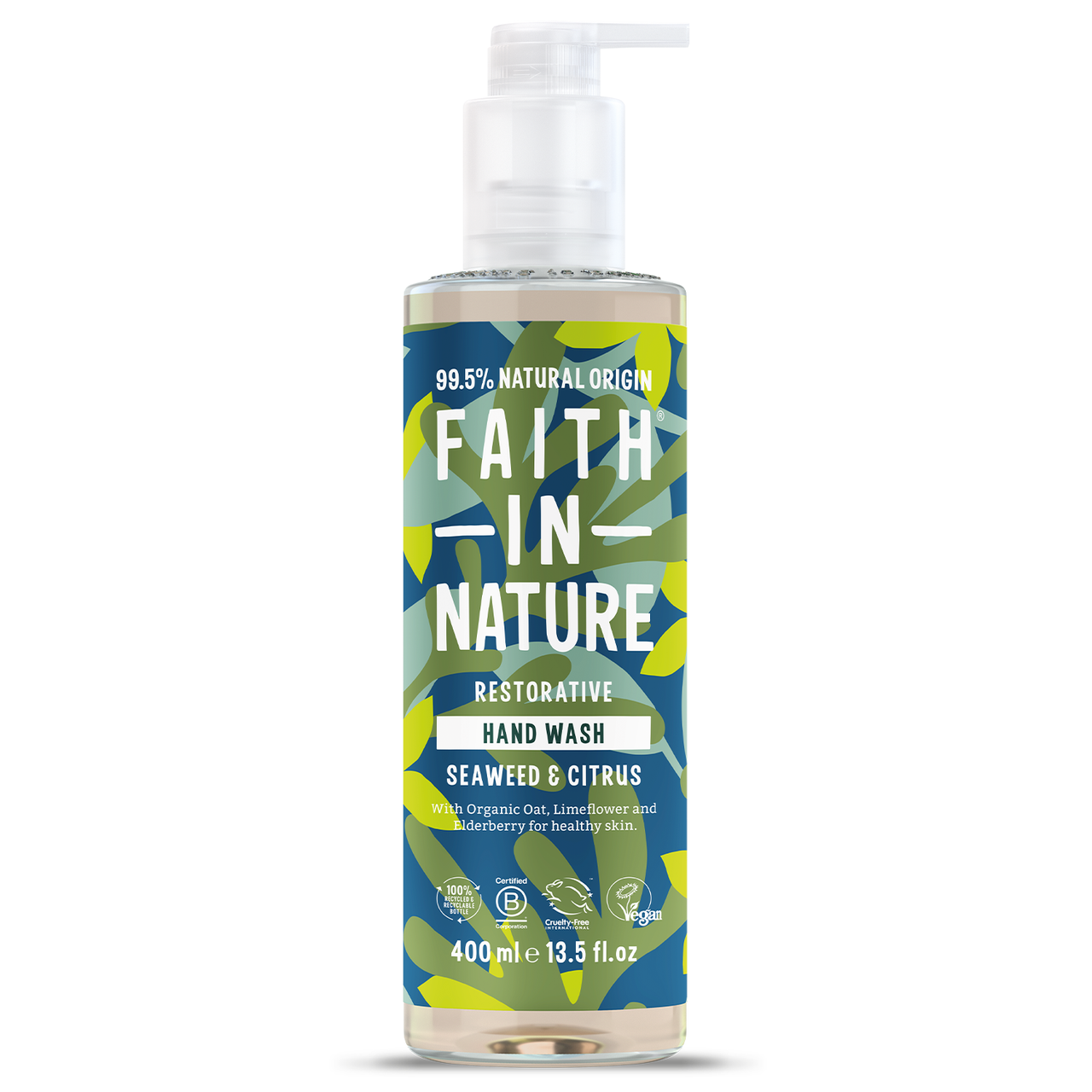 Click to view product details and reviews for Faith In Nature Hand Wash Seaweed Citrus 400ml.