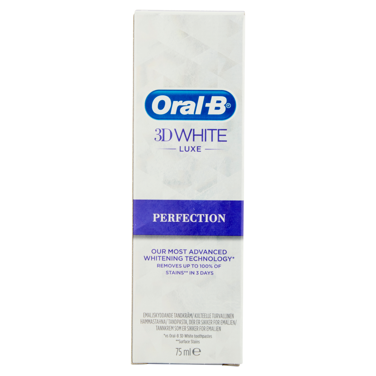 Click to view product details and reviews for Oral B Toothpaste 3d White Luxe Perfection 75ml.