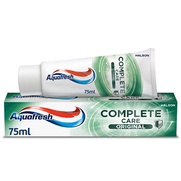 Click to view product details and reviews for Aquafresh Complete Care Toothpaste 75ml. Click to view product details and reviews for Aquafresh Complete Care Toothpaste 75ml.