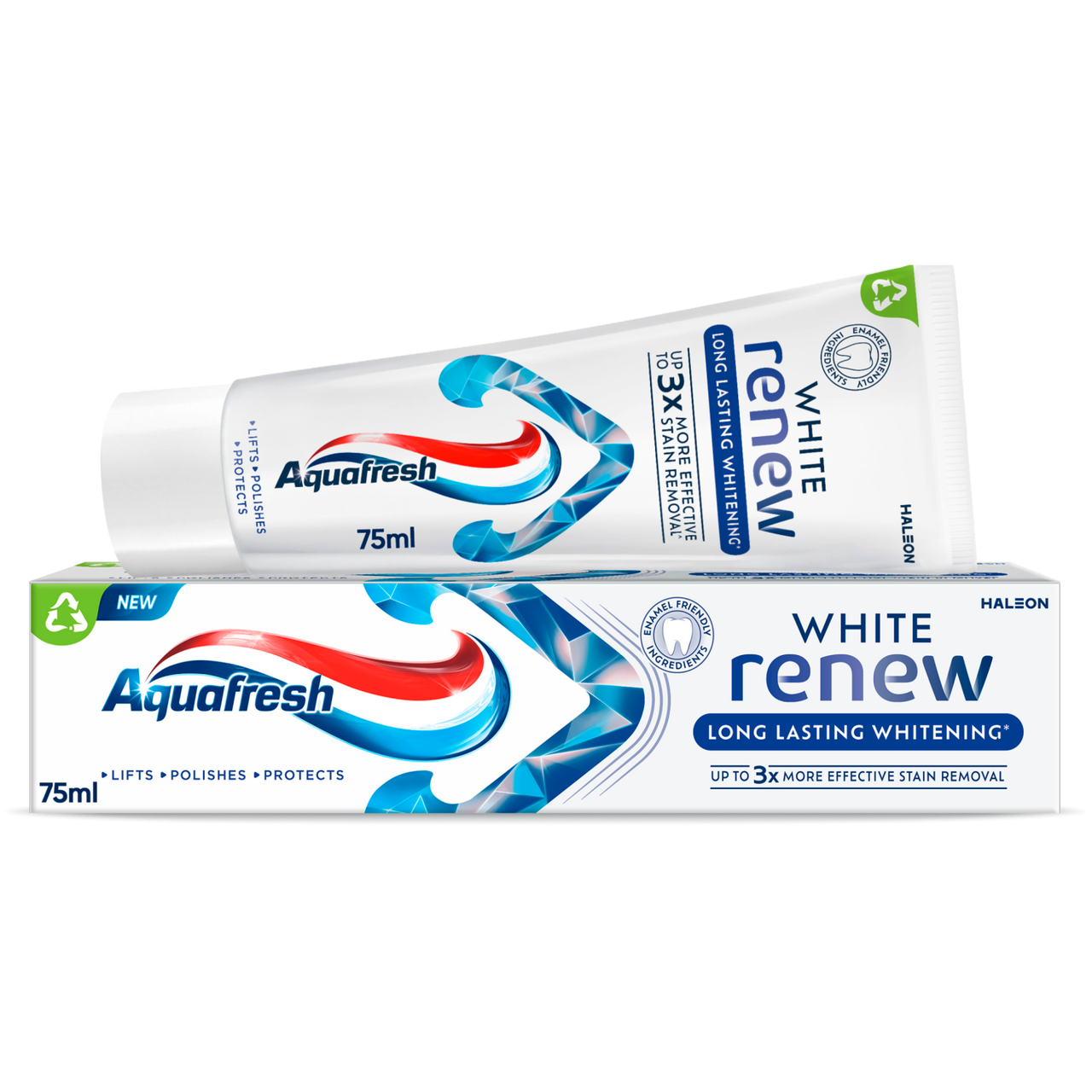 Click to view product details and reviews for Aquafresh White Renewal Toothpaste 75ml. Click to view product details and reviews for Aquafresh White Renewal Toothpaste 75ml.