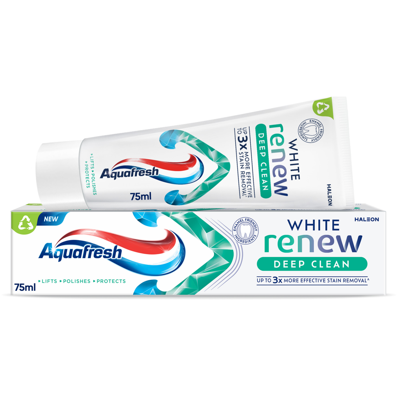 Click to view product details and reviews for Aquafresh White Renewal Deep Clean Toothpaste 75ml. Click to view product details and reviews for Aquafresh White Renewal Deep Clean Toothpaste 75ml.