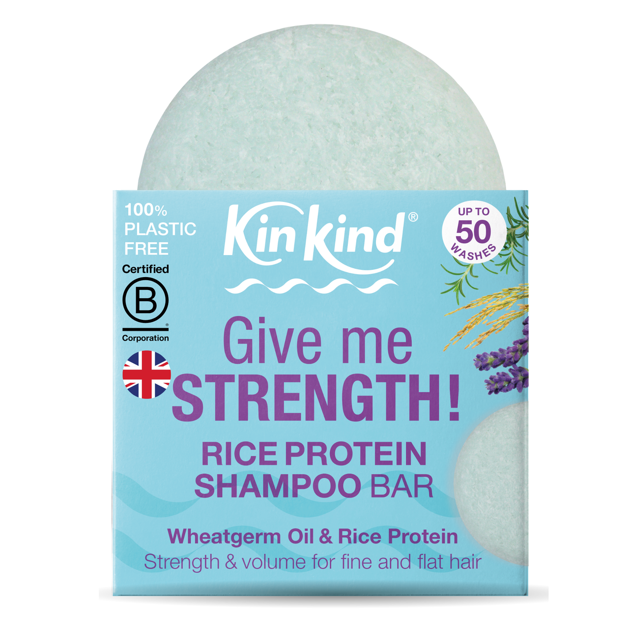 Click to view product details and reviews for Kinkind Give Me Strength Shampoo Bar Rice Protein 50g.