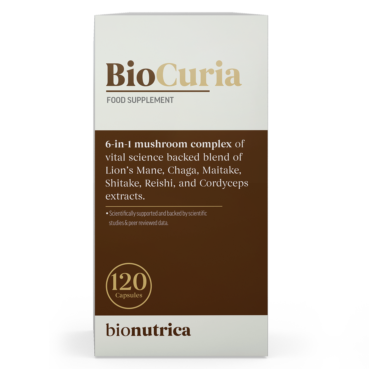 Click to view product details and reviews for Biocuria Mushroom Complex Brain Immune Support 120 Capsules.