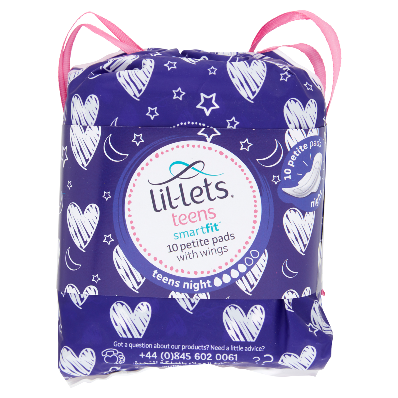 Lil-Lets Teens Night Towels with Wings 10s