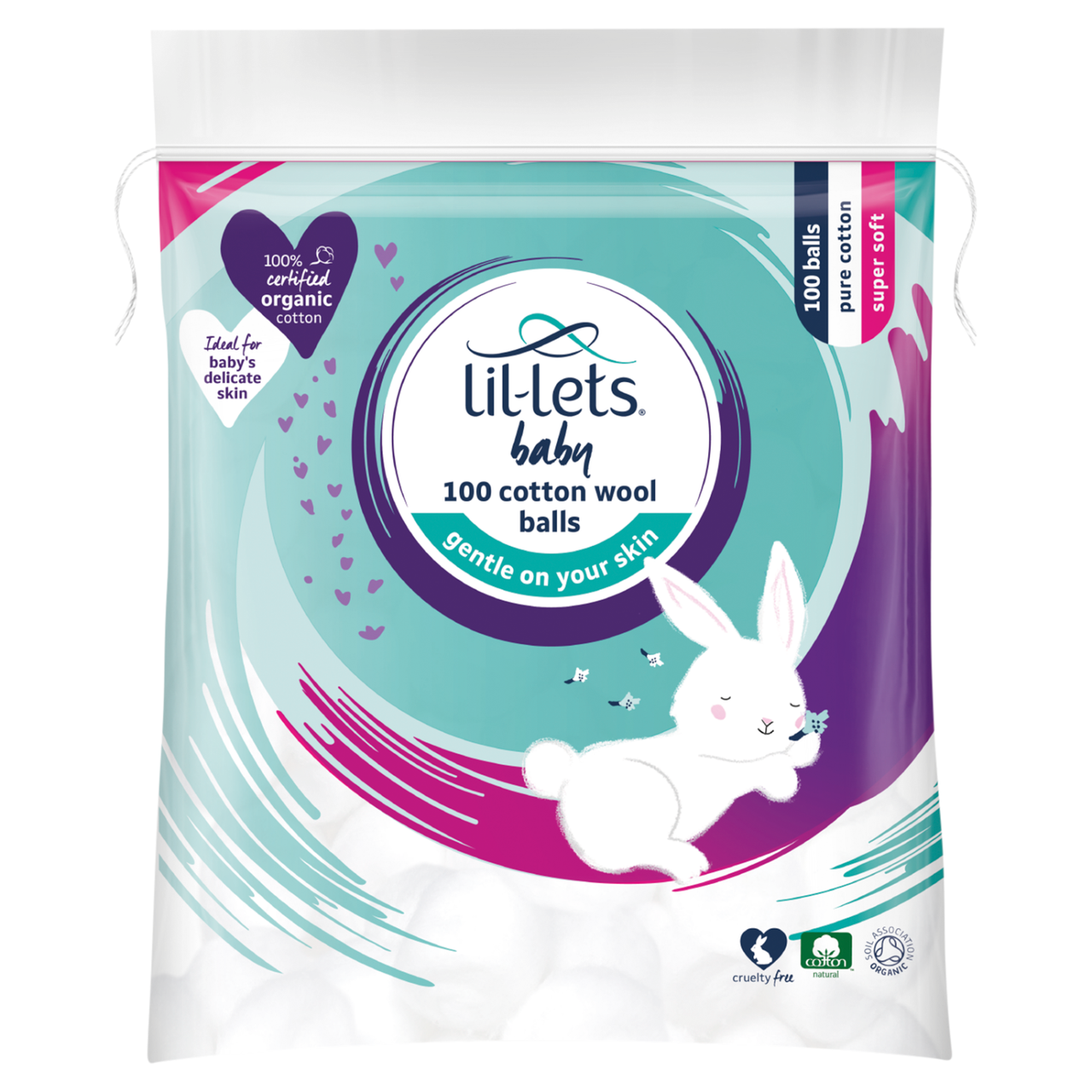 Click to view product details and reviews for Lil Lets Baby Cotton Balls 100s.