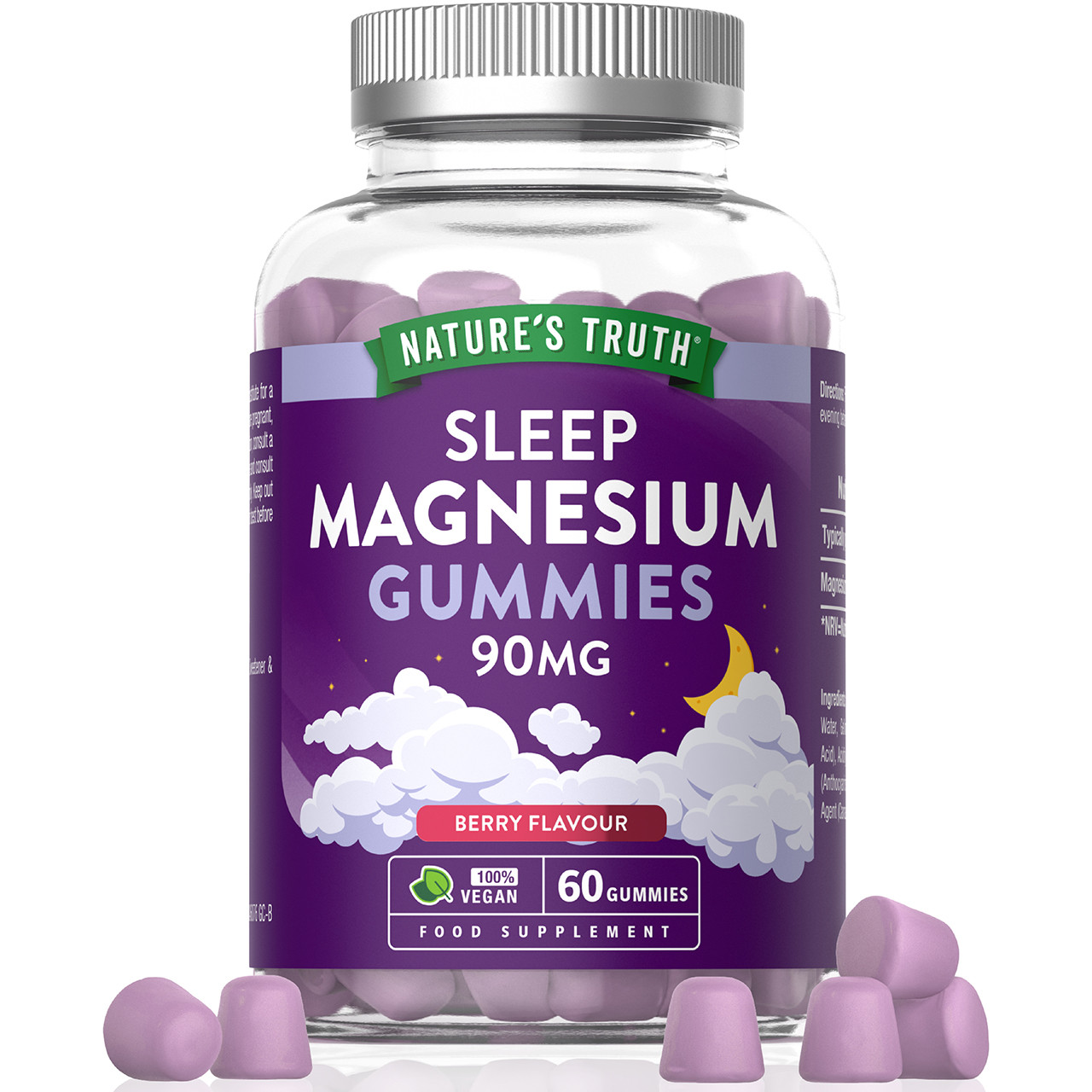 Click to view product details and reviews for Natures Truth Magnesium For Sleep 60 Gummies.