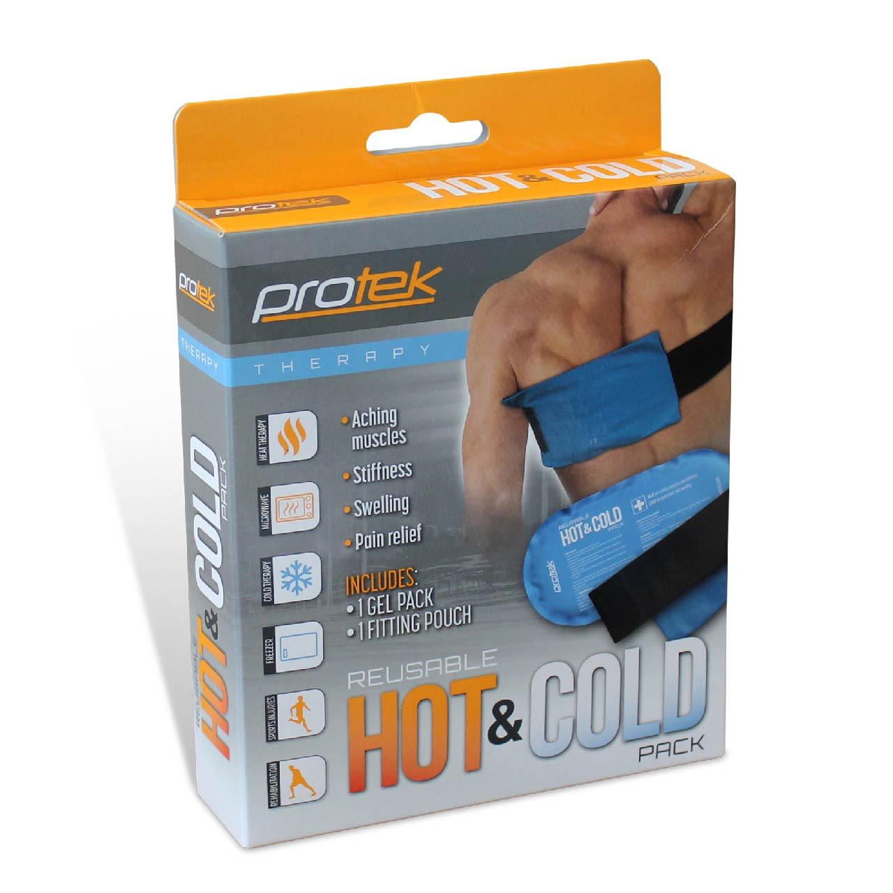 Click to view product details and reviews for Protek Hot Cold Pack With Cover Strap.